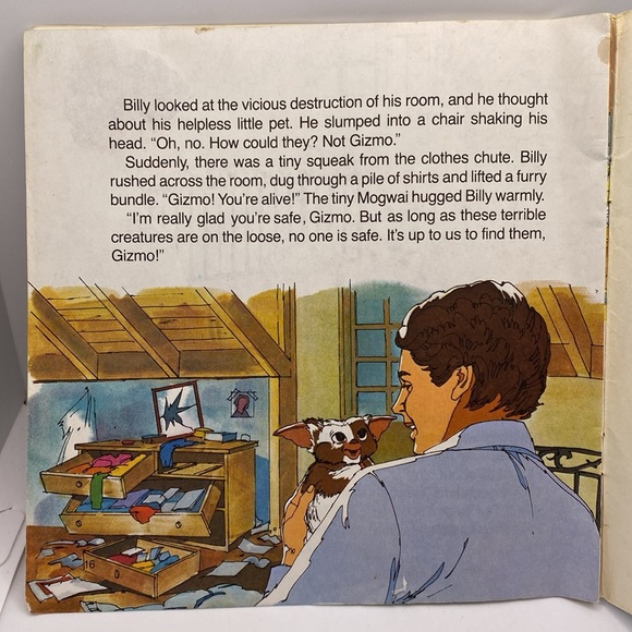 Gizmo and the Gremlins Story 2 Vinyl Record and Book Vintage - Picture 8 of 10